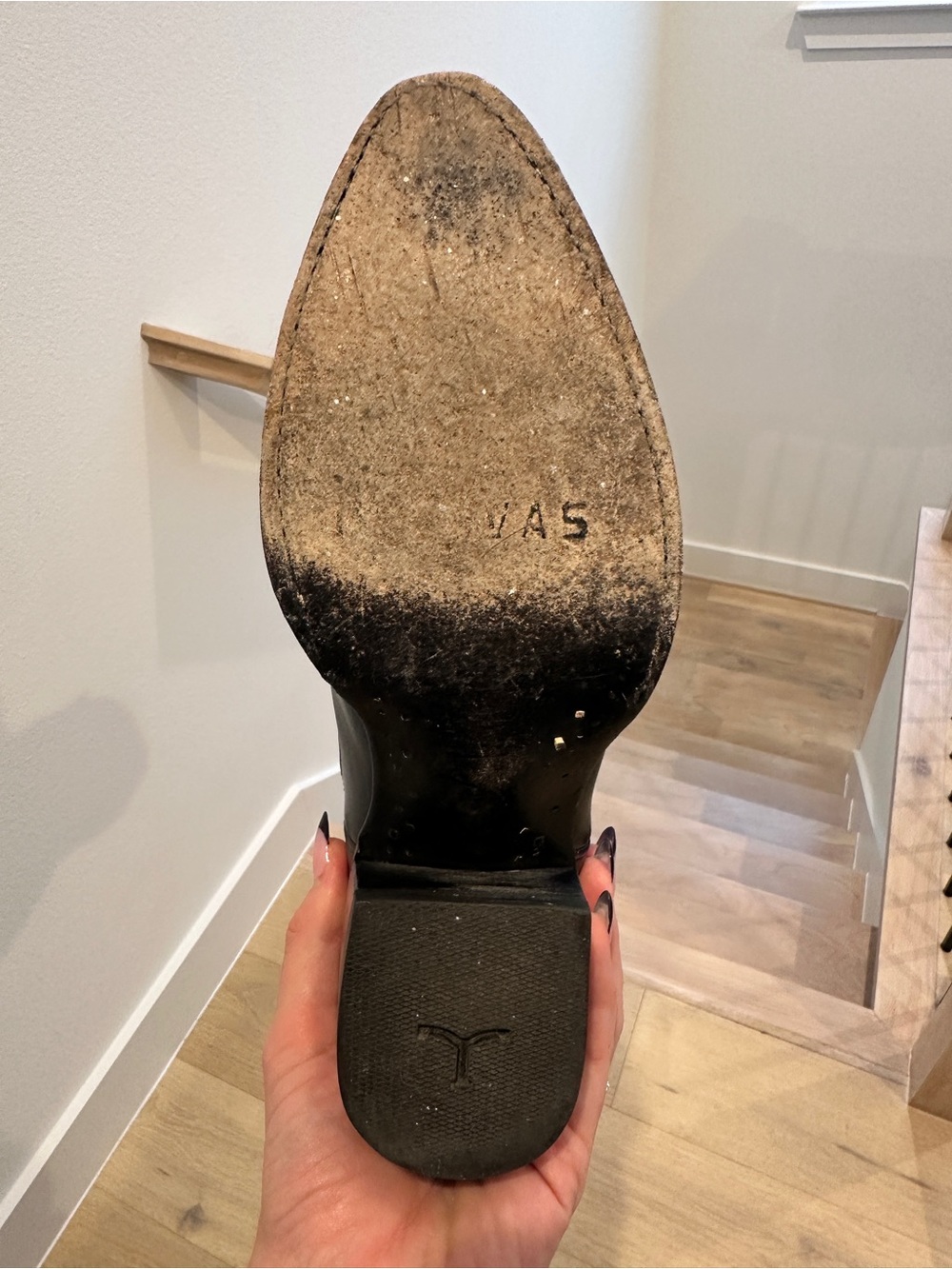 Tecovas Black Western Cowboy Boots - Normal Height - Picture 9 of 10